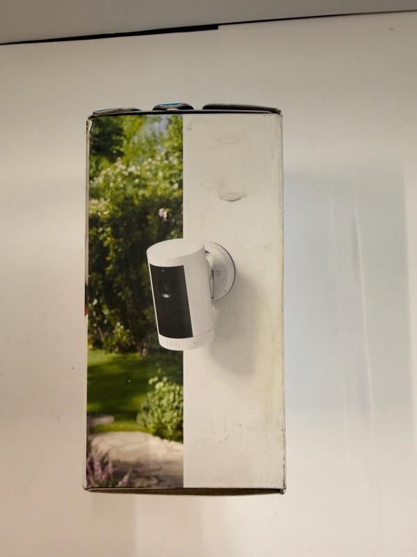 Ring Outdoor Cam Plus Battery 2K HD Smart Security Camera -White (G12) gallery