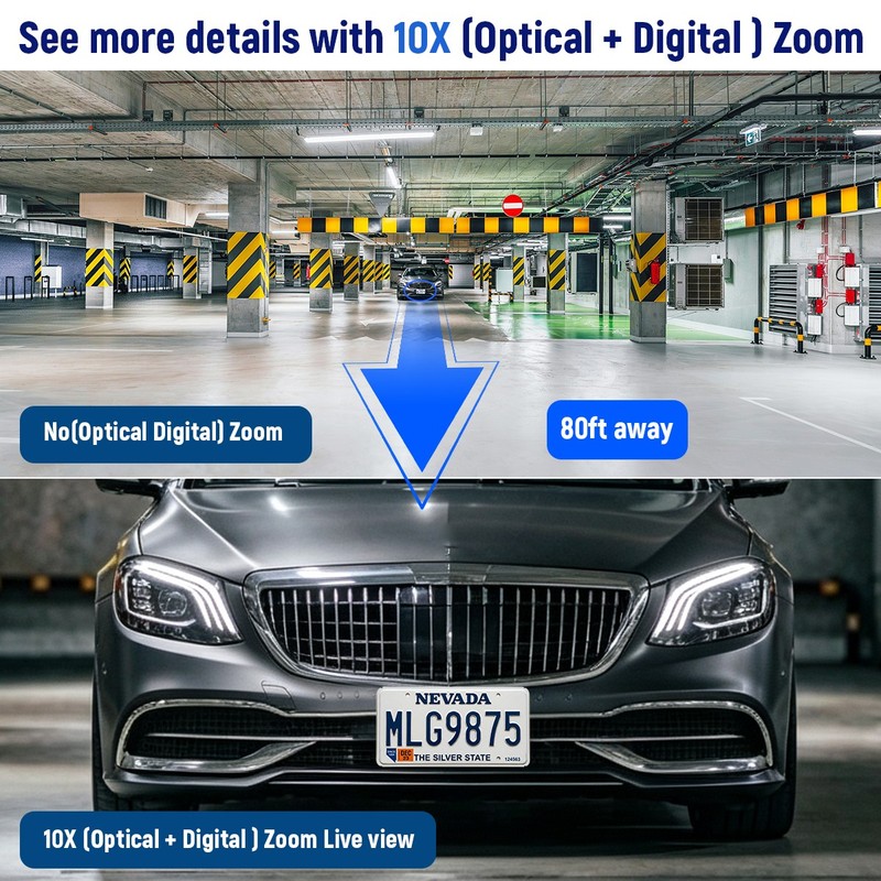 4K8MP Outdoor Home Security Camera Triple Cameras 360° PTZ Auto Tracking 10×Zoom gallery