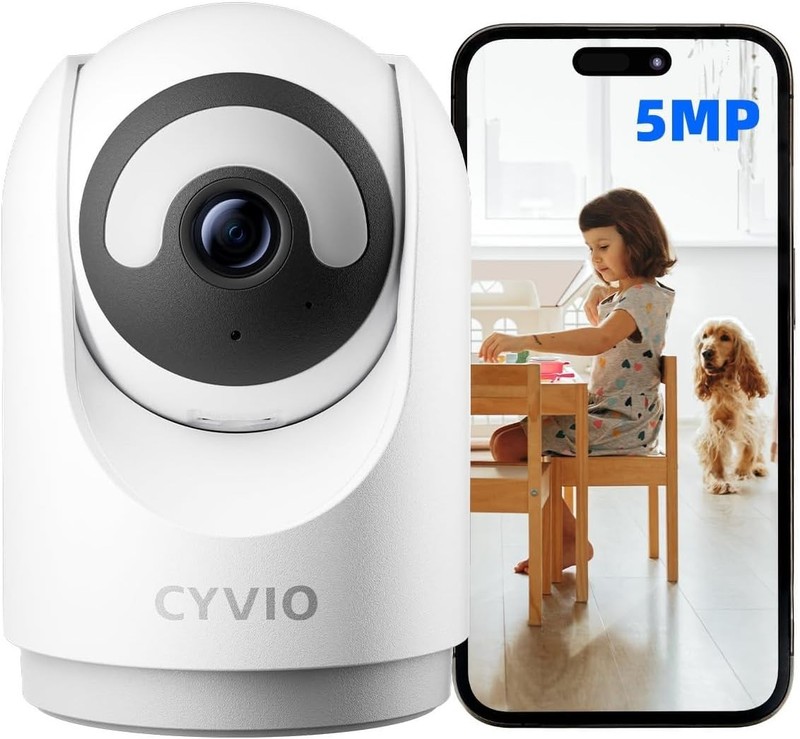 Reliable Indoor WiFi Camera - 5MP HD with Smart Motion Detection & Local Storage gallery