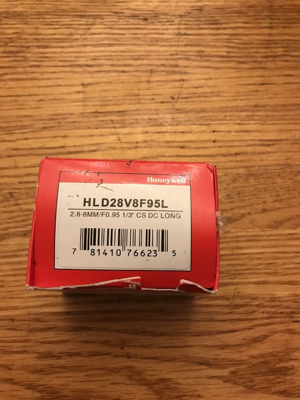 Honeywell HLD28V8F95L Camera Lens 2.8-8MM/F0.95 1/3" CS DC Long