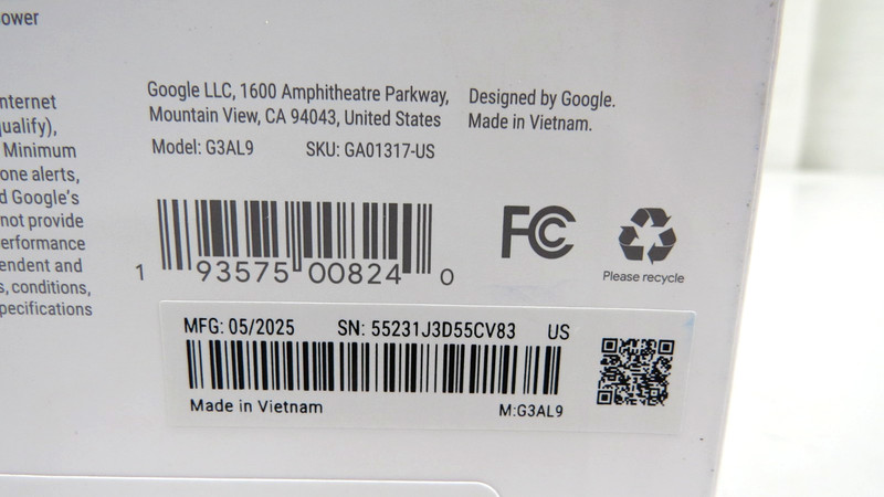 Google Nest Cam GA01317-US Indoor Outdoor Security Camera Battery White gallery