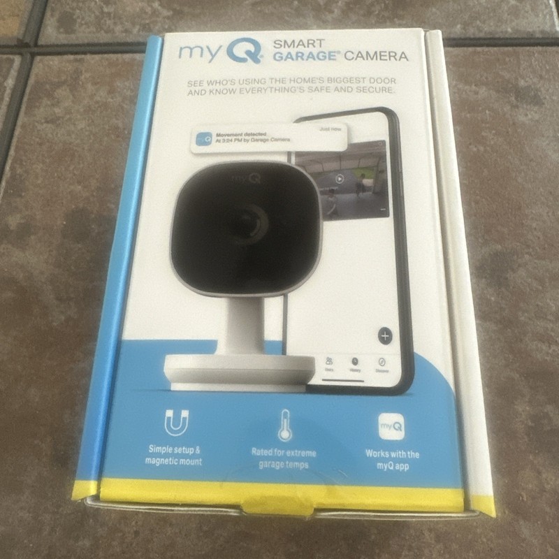 Chamberlain myQ Smart Garage HD 1080p Indoor Wi-Fi Security Camera – White