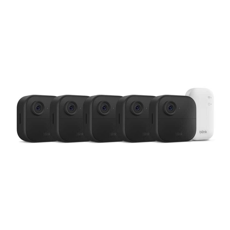 NEW Blink Outdoor 4 HD-5 Camera System + Sync Module + Free Cloud + 2 yr Battery