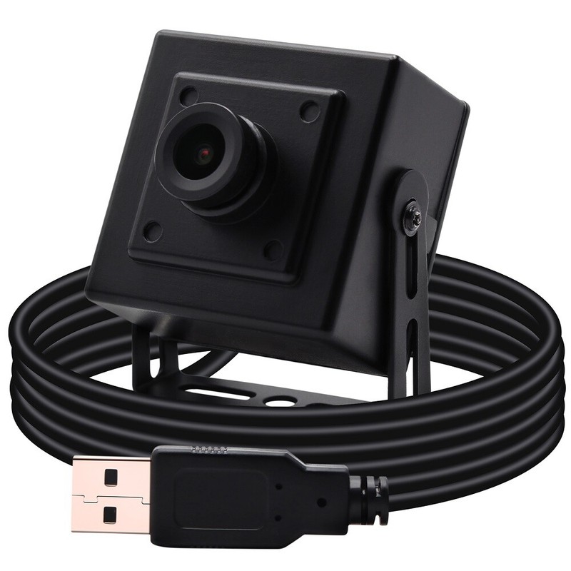 1MP USB Camera Support 1280x720P OV9712 Color Webcam w/ 8MM Lens Aluminum Case