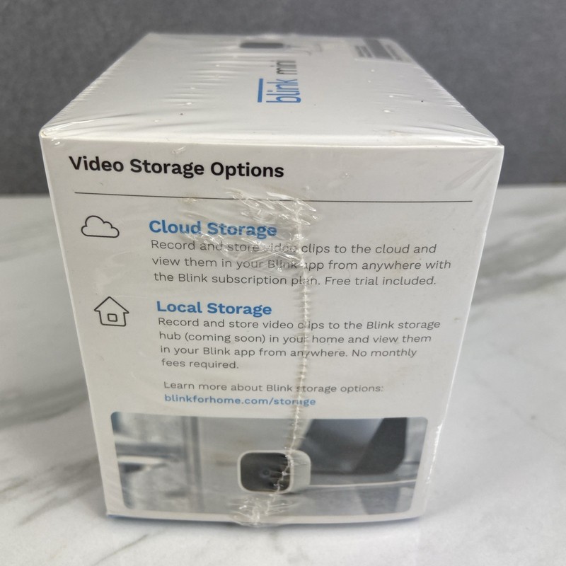 Blink Mini Indoor Plug-In Live HD Smart Security Camera New Sealed gallery