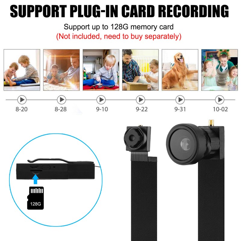 4K Mini Camera: WiFi Motion Alerts & DIY Mini Mount 1H Battery/24-7 Recording US gallery