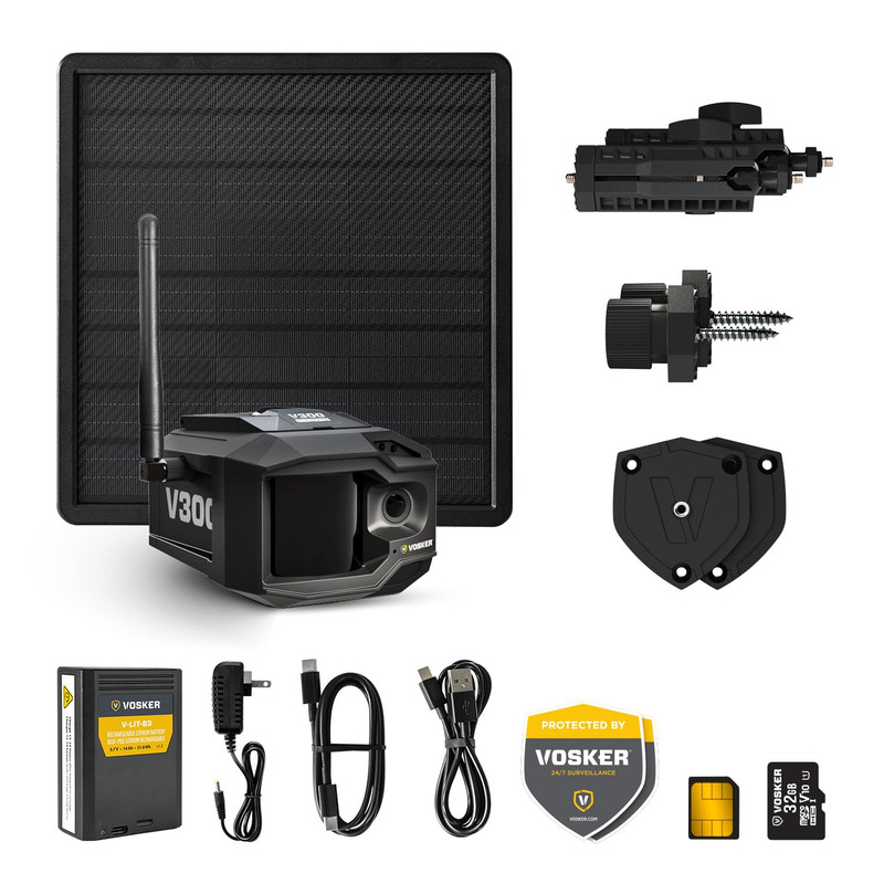 V300 Ultimate 4G-LTE Autonomous Outdoor Security Camera with External Solar Pane gallery