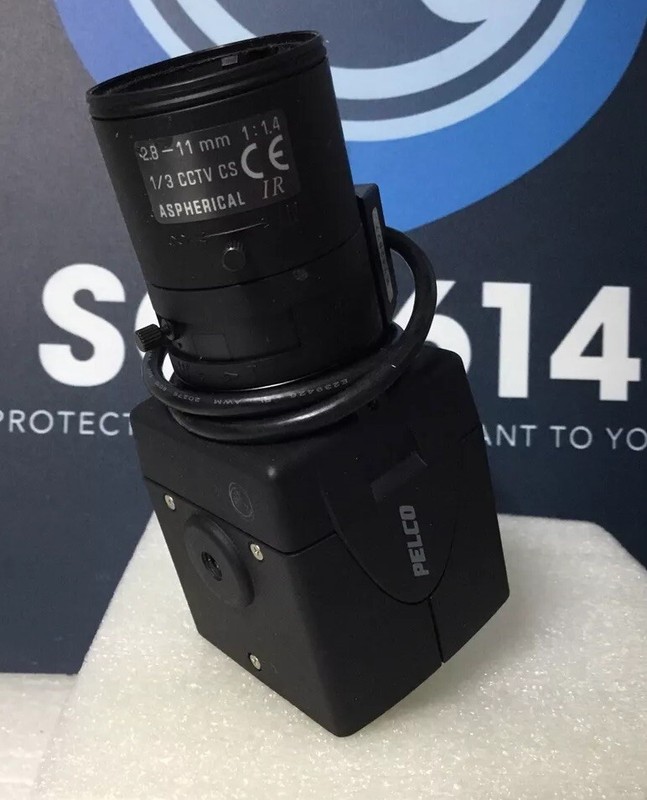 Pelco C10CH-6 Security Color Camera W/2.8-11mm IR 540TVL High Resolution TESTED!