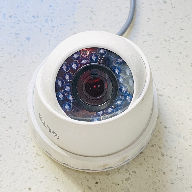 🔥LTS Dome White 4MP IP High Definition Color Night Vision Camera gallery