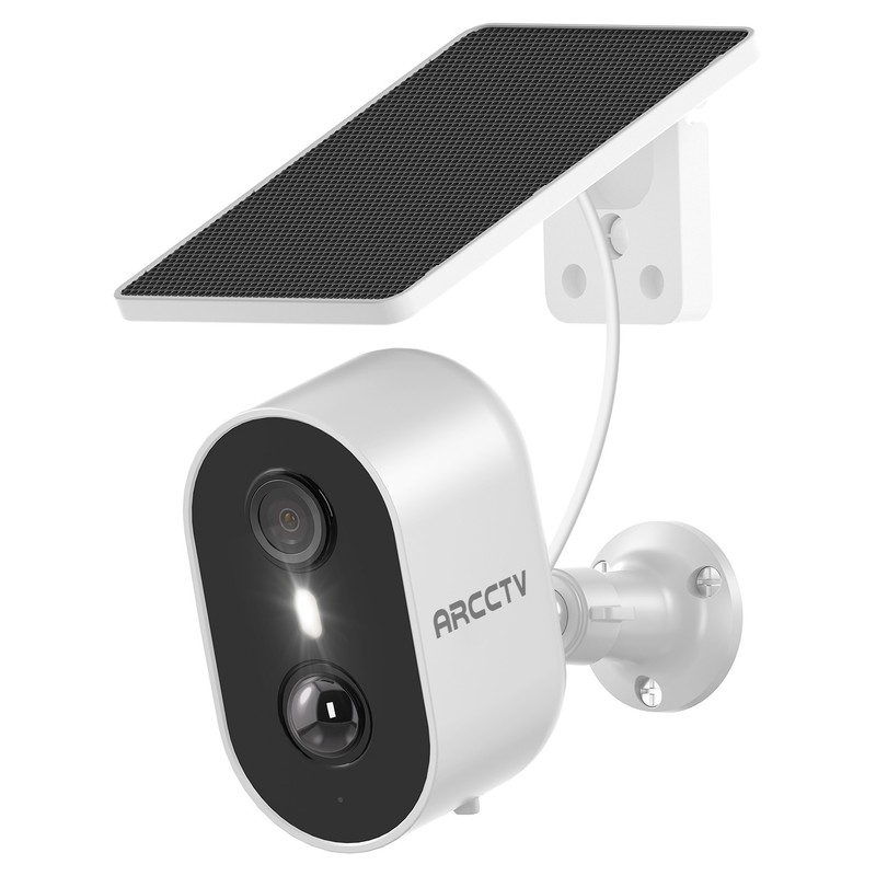 ARCCTV 4MP Solar Security Camera Wireless Outdoor Motion Detection & Color Night