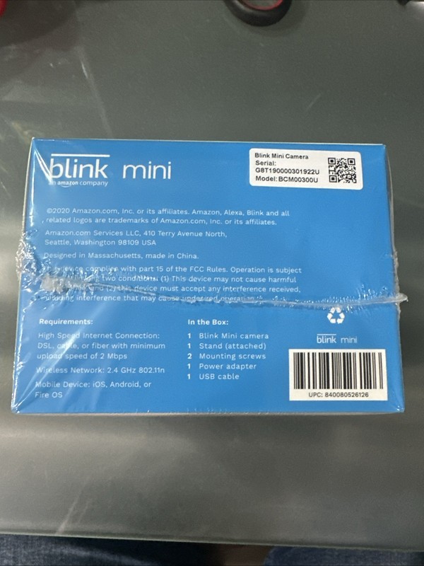 Blink BCM00300U Mini Indoor Plug-in Smart Surveillance Camera - New & Sealed gallery