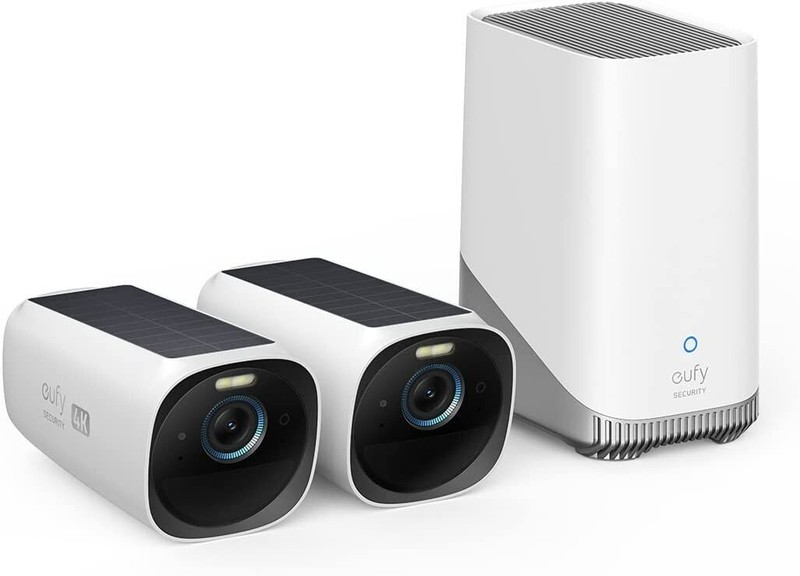 eufy S330 Wireless Security Camera System w/1TB HDD 4K Solar Powered Outdoor Cam gallery
