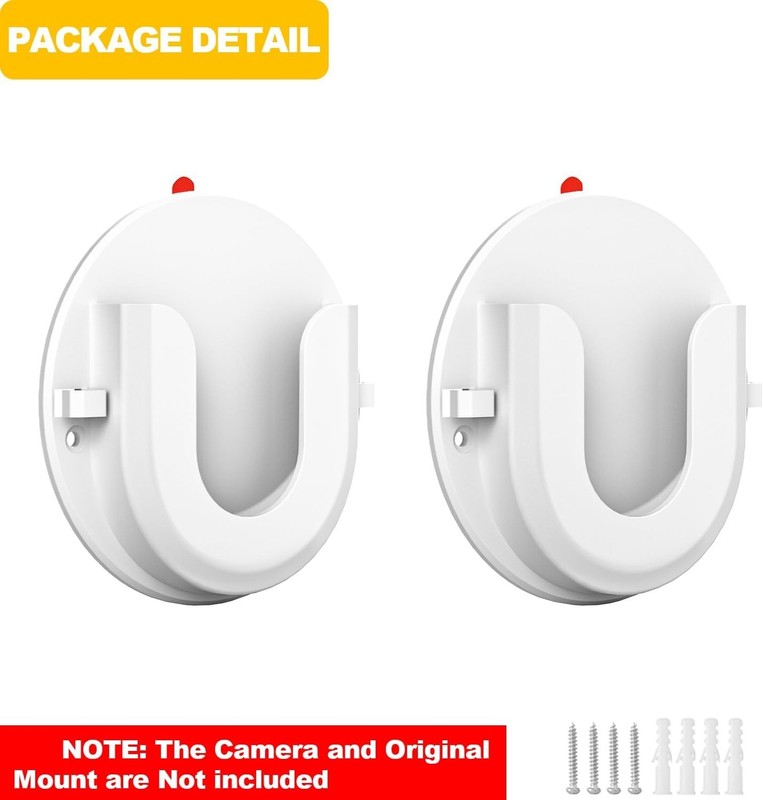 2 Pack Waterproof Camera Mount Brackets for Ring/Blink - No Drilling Required gallery