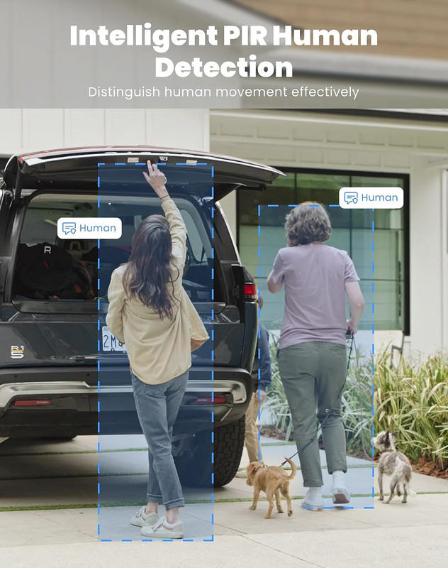 Solar Security Cameras Wireless Outdoor - Battery Power Cameras for Home Securit gallery