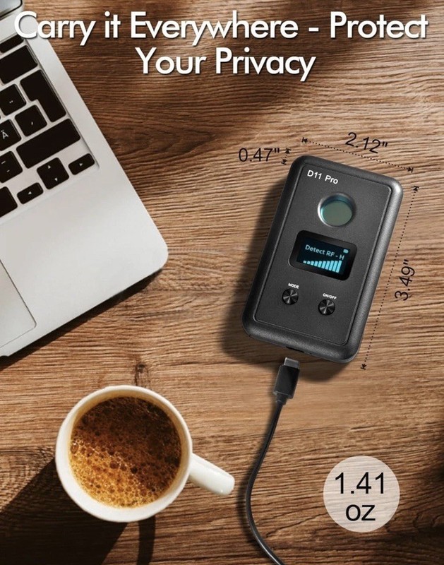 D11 Pro Camera Detector with Screen Professional RF GPS Tracker Detector Bug Z4 gallery