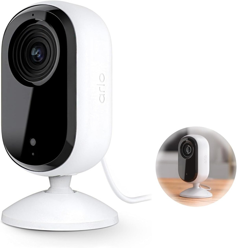Essential 2Nd Gen Security Camera, Indoor Wired HD Spotlight Cam, 2-Way Audio, N gallery