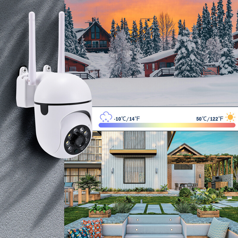 2025 Wireless 2.4G WiFi Security Camera System Indoor Home Night Vision 1080P HD gallery
