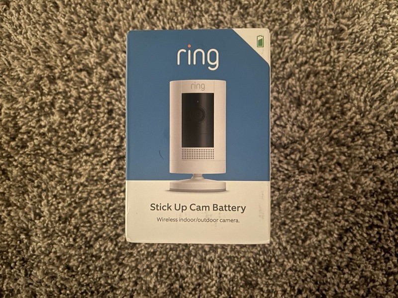 Ring Stick Up Indoor/Outdoor 1080p Wired Security Camera - White gallery