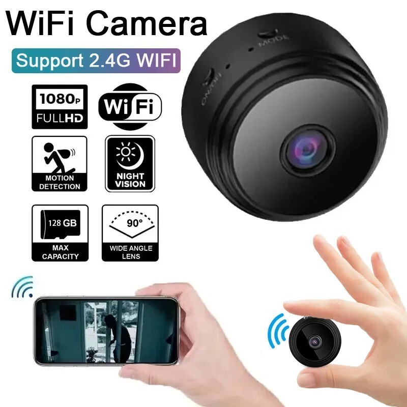 A9 WiFi Mini Camera 1080P Intelligent Home Security IP WiFi Camera Monitor Mobil