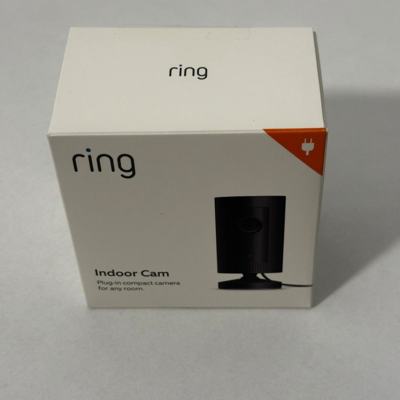 Ring Indoor Security Camera Black Plug In Compact Video Smart Home Guard gallery