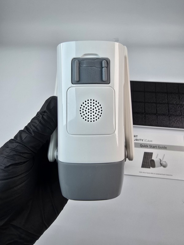 Smart Security Camera with USB Solar Panel Suit, 1080P Color Night Vision AI Mot gallery