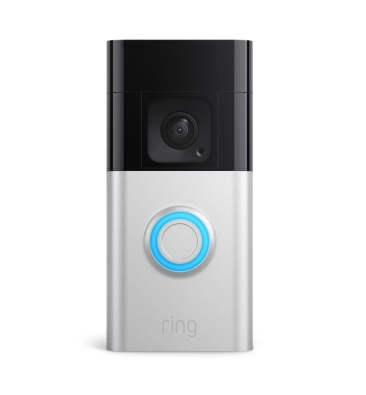 Ring Battery Doorbell–Smart Wi-Fi Video Doorbell-HD+ Video-Satin Nickel NEW