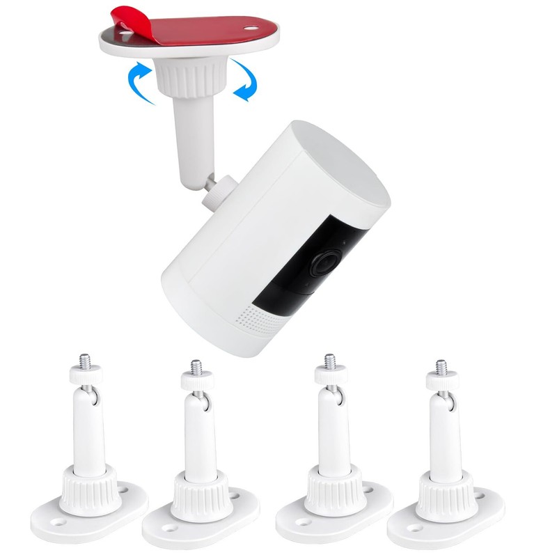 4 Pack Adhesive Wall Mount Compatible With Ring Stick Up Cam Wired/battery And R gallery