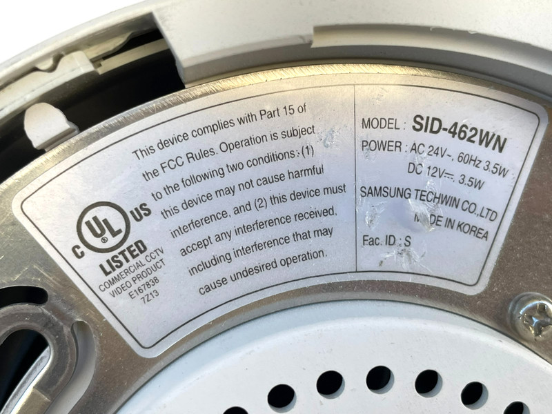 Samsung Dome Camera SID-462WN gallery