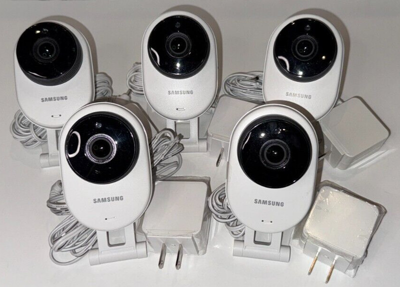 SAMSUNG SNH-E6413BN TECHWIN SMARTCAM (5) FIVE HD Monitoring Cameras PM02-002245D