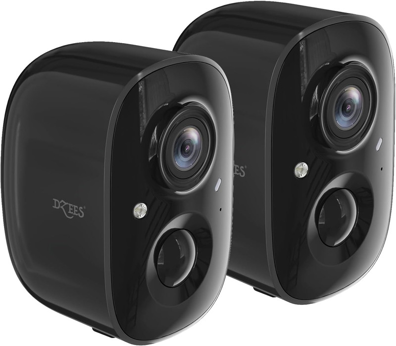 2K Security Cameras Wireless Outdoor, Indoor-Outside Wifi Battery Powered Camera