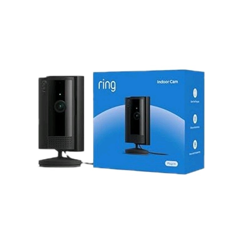 Ring Indoor Cam, Home or business security in 1080p HD video, Black
