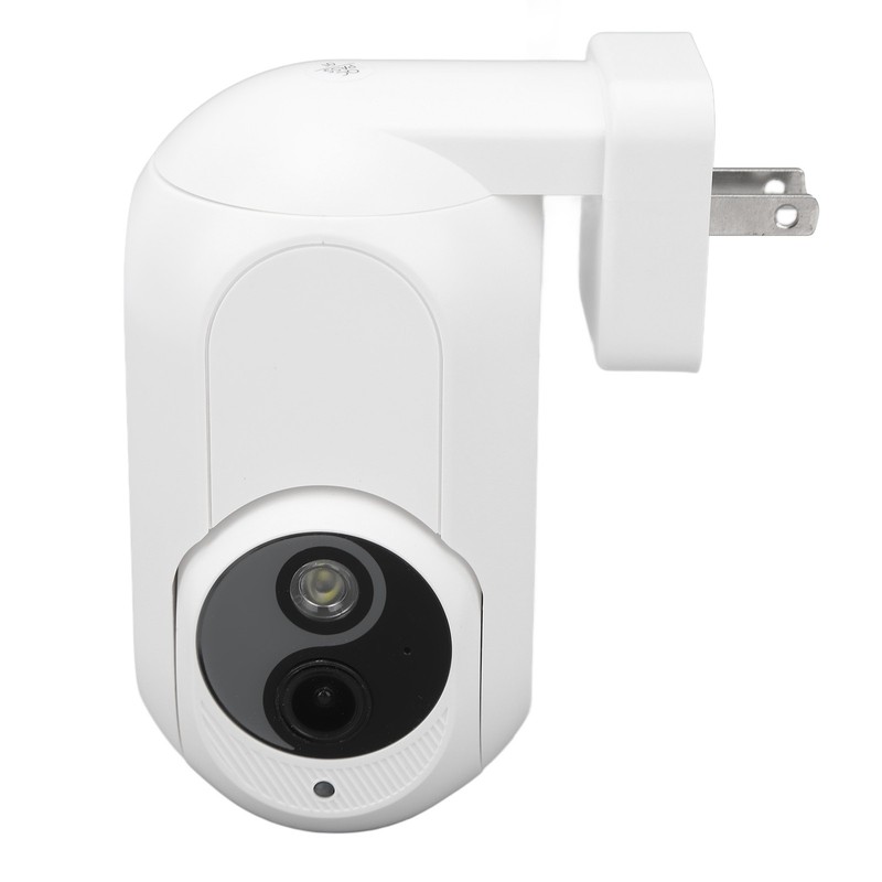 3MP HD Plug In Surveillance Camera 360 Degree Panoramic View Intelligent WIFI