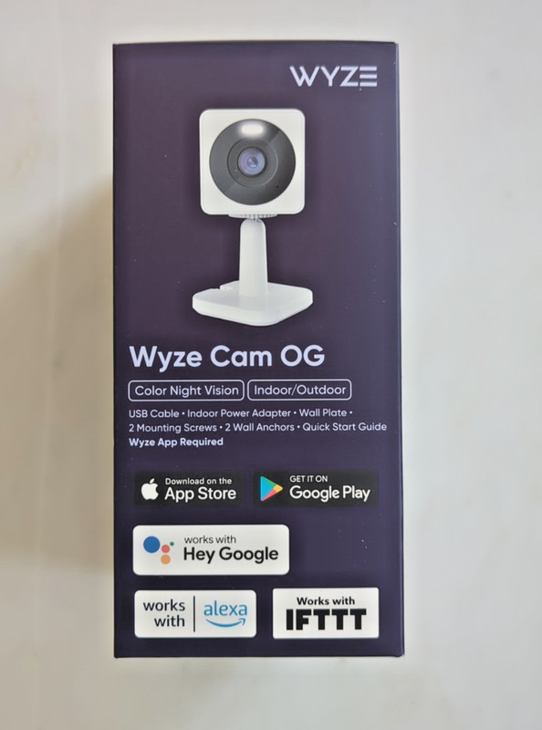 LOT / Pack of 6* Wyze Cam OG 1080p HD Smart Security Camera Indoor/Outdoor Wired gallery
