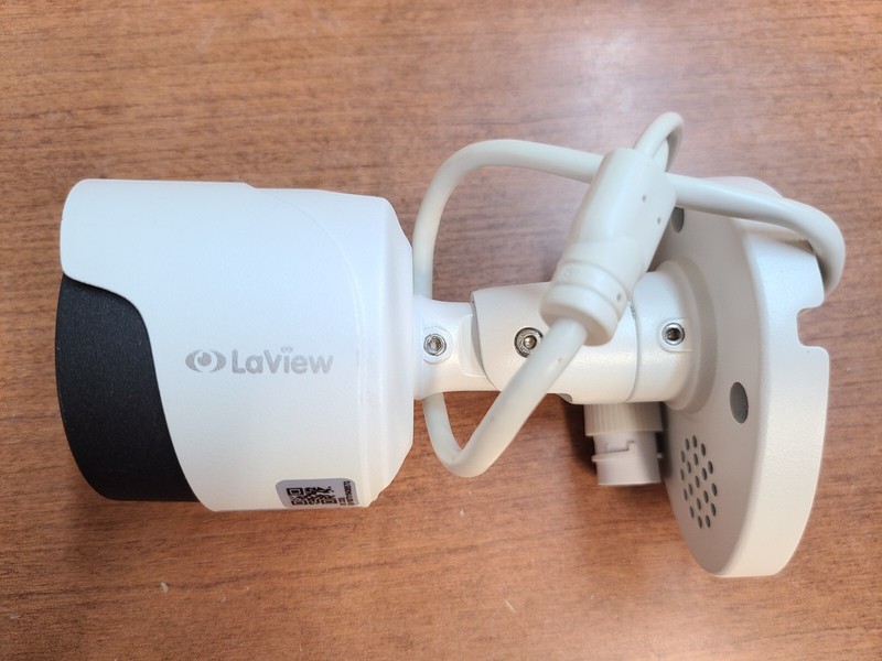 LAVIEW LV-PB768WLP 8MP 2MM 4K BULLET PoE FLOODLIGHT CAMERA AS-IS!! NOT WORKING!!