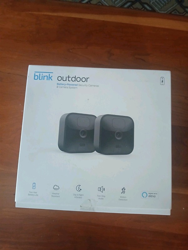 NEW Blink Outdoor Wireless Security Camera w/2 Year Battery 2 Camera Kit 3rd Gen