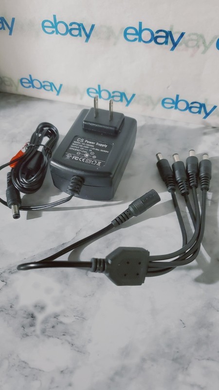 Authentic Power Cable & Splitter For Swann SWPRO-735CAM Security Cameras PRO-735 gallery
