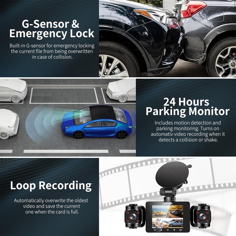 Mejor Camara De Seguridad FHD 1080P Para Carros De 360° Cámara De 4 Canales gallery
