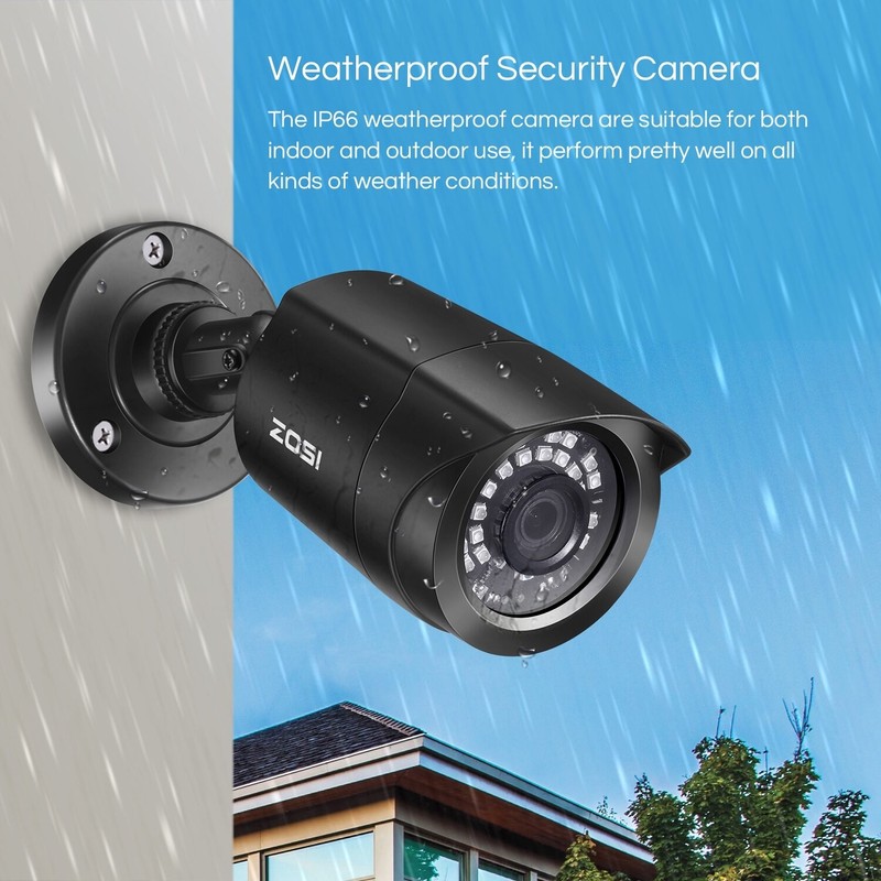 4 Camaras De Seguridad Wifi Exterior 1080P Inalambrica Con Vision Nocturna Video gallery