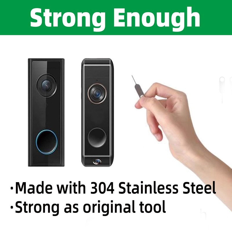 2PCS Nest Doorbell Removal Pin Key – Compatible with Nest, Eufy, Arlo Cameras gallery