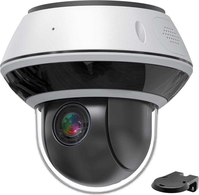 8MP Mini PTZ PoE IP Camera Outdoor 5X Zoom 2.7-13.5mm Motorized Varifocal Lens