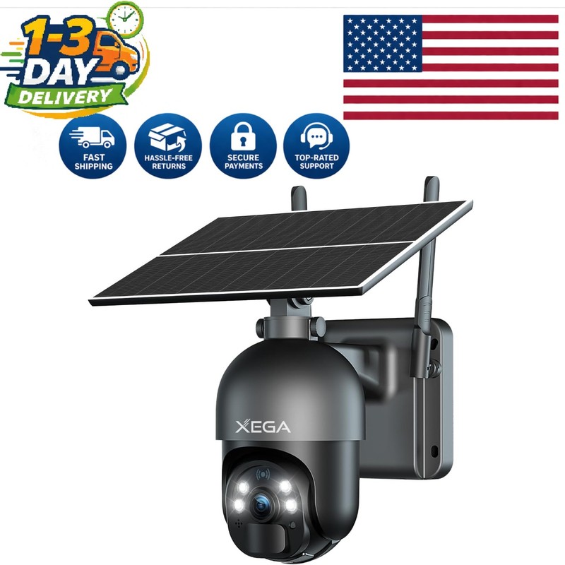 Eco-Friendly 4G LTE Security Camera with Smart Motion Detection & Night Vision