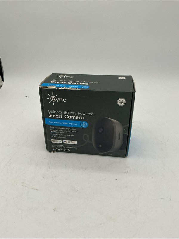 GE Cync Outdoor wired Smart Camera Security Camera Alexa Google