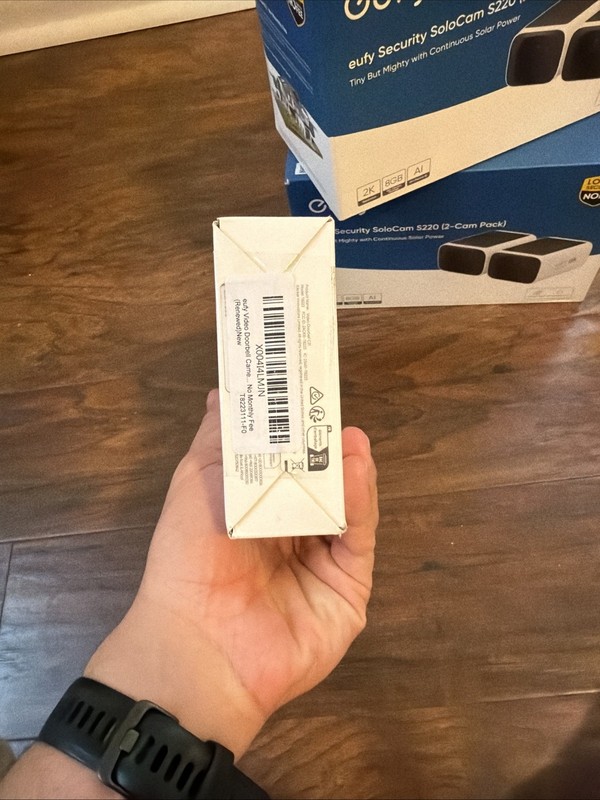 NEW SEALED eufy Security - Smart Wi-Fi Add On Video Doorbell 2K - Black gallery