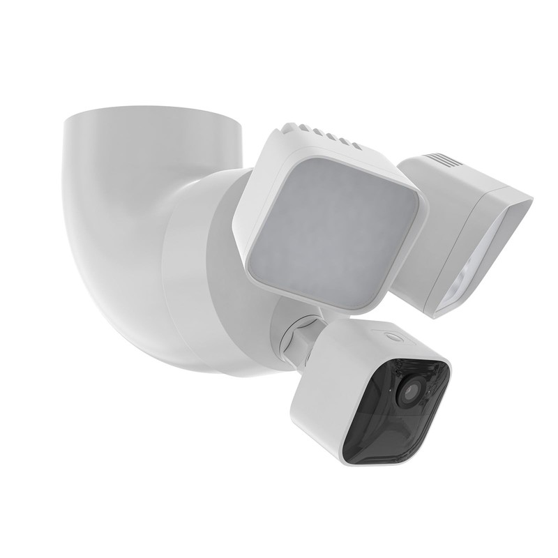 Eave Mount For Floodlight Cameras 90 Degree Soffit Adapter Bracket White Color gallery