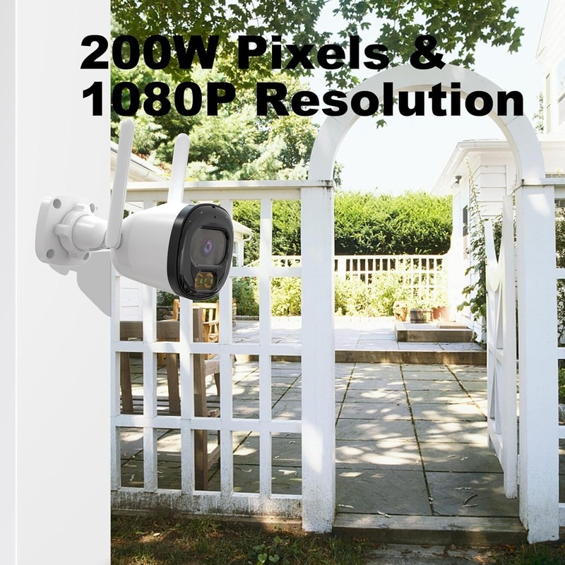 1080P HD Home WiFi Security Camera Night Vision,PIR Human Detection, Waterproof gallery