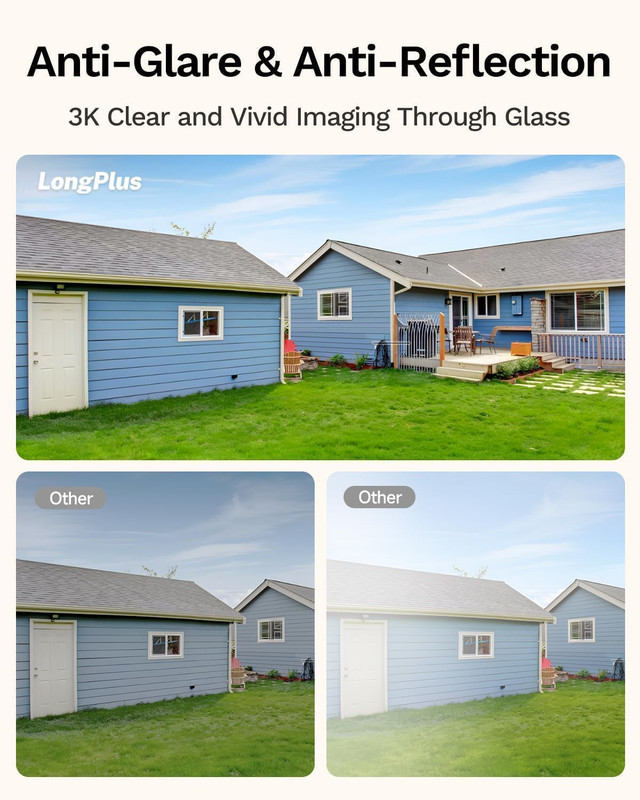 5MP 3K Window Camera with Night Vision, 2.4/5Ghz Wifi Indoor Window Cameras for gallery