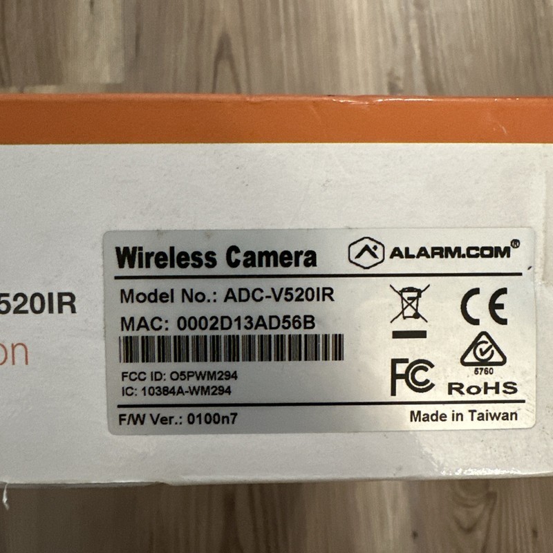 Vivint Cameras ADC-V520IR & AC Adapter with Stand & Antenna gallery