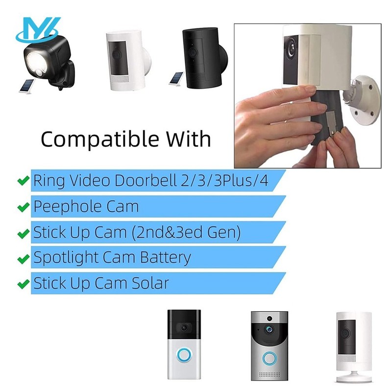 2 Pack Battery V4 For Ring Battery Doorbell Plus/Pro, Video Doorbell 2/3/4 NEW gallery