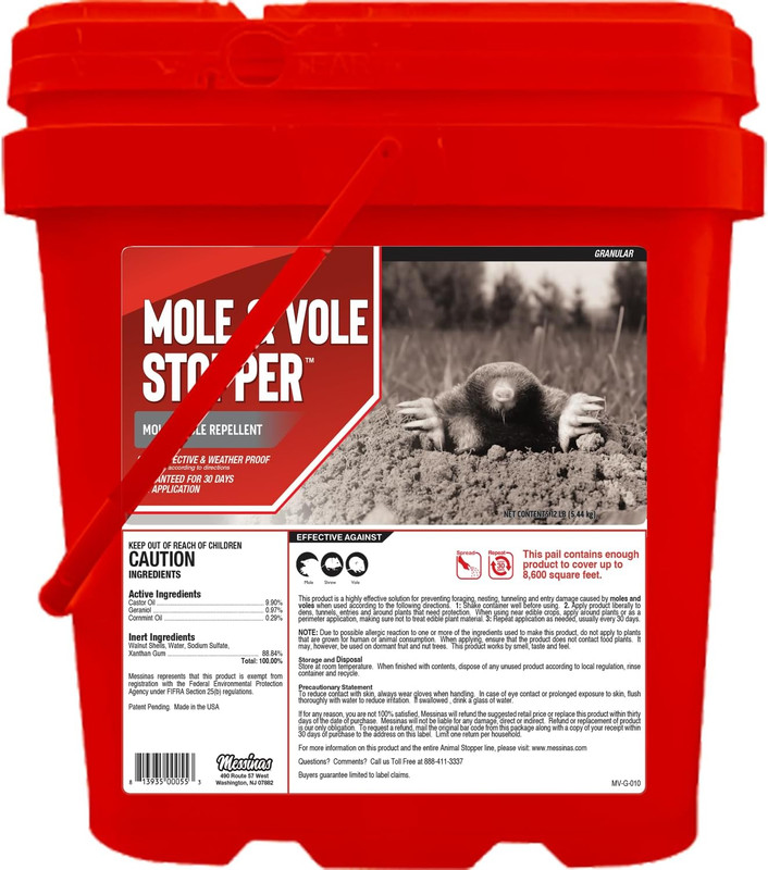 Mole & Vole Stopper, Granular Animal Repellent, All Natural, Effective All Year gallery