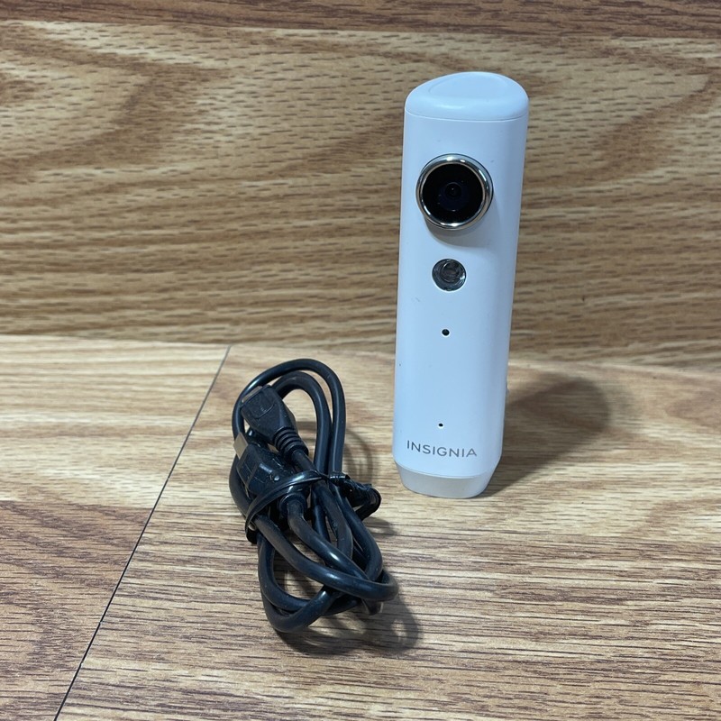 Insignia WiFi Camera Motion Detection Records 2-Way Audio NS-CH1IPC8 – White